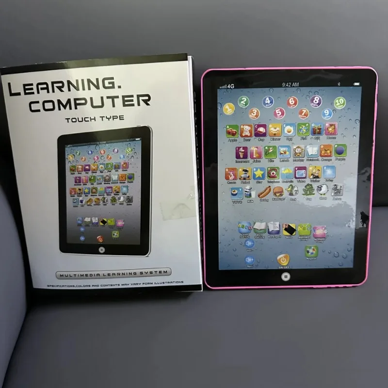 Simulation Mini Tablet Laptop Early Education Machine Gift For Children Educational Toy Early LearningTablet Kids Learning Pad 4