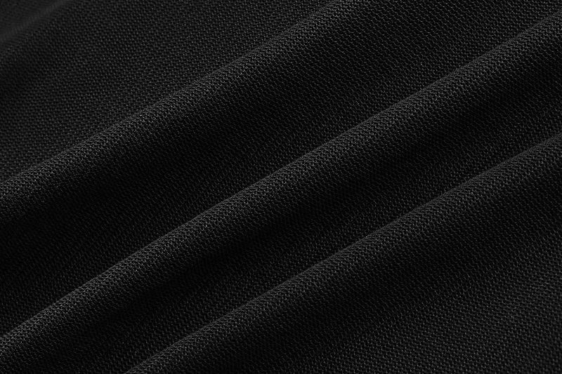 Autumn Mesh 2 Piece-Set Long Dress Women Off-Shoulder Pleated Elegant Bandeau Dress See-Through Female Maxi Dress Outfits