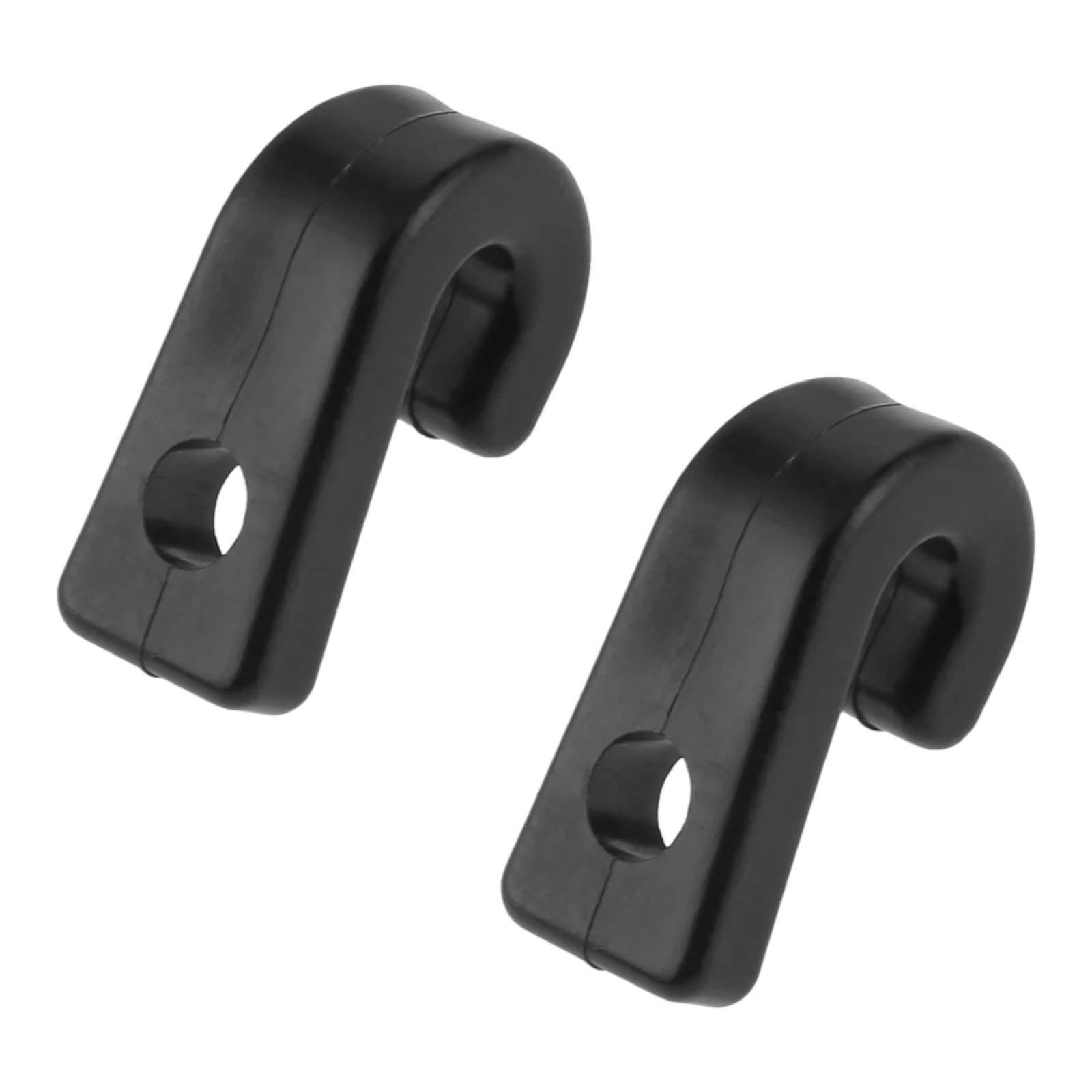 Description Picture 5 of item6Pcs Kayak Nylon Bungee Hooks Lashing Shock Cord J-type Hook Black Tie Down Deck Buckle for Canoe Paddle Board Boats Accessories