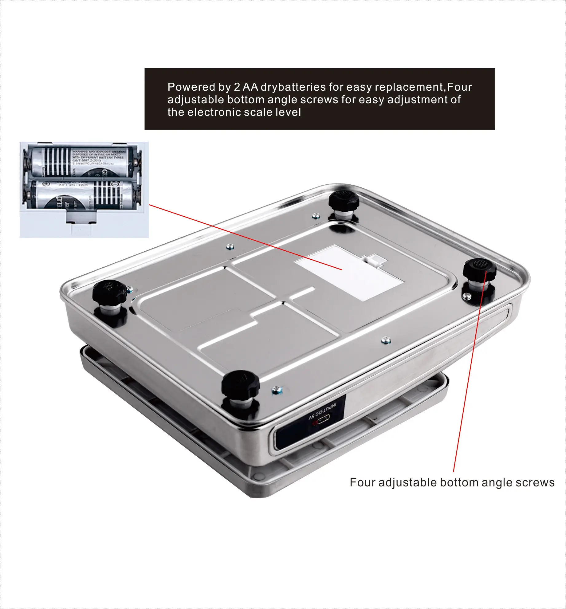 DK10 Digital Complete Stainless Kitchen Scale Weighing Scale 10 Kg 1g Food Scales Digital Weight Gram lb Oz Scale