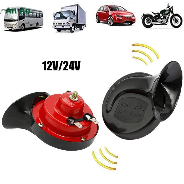 2Pcs 12V 300DB Super Loud Train Horn Waterproof Air Electric Snail Horn  Universal For Motorcycles Cars Truck SUV Boat - AliExpress