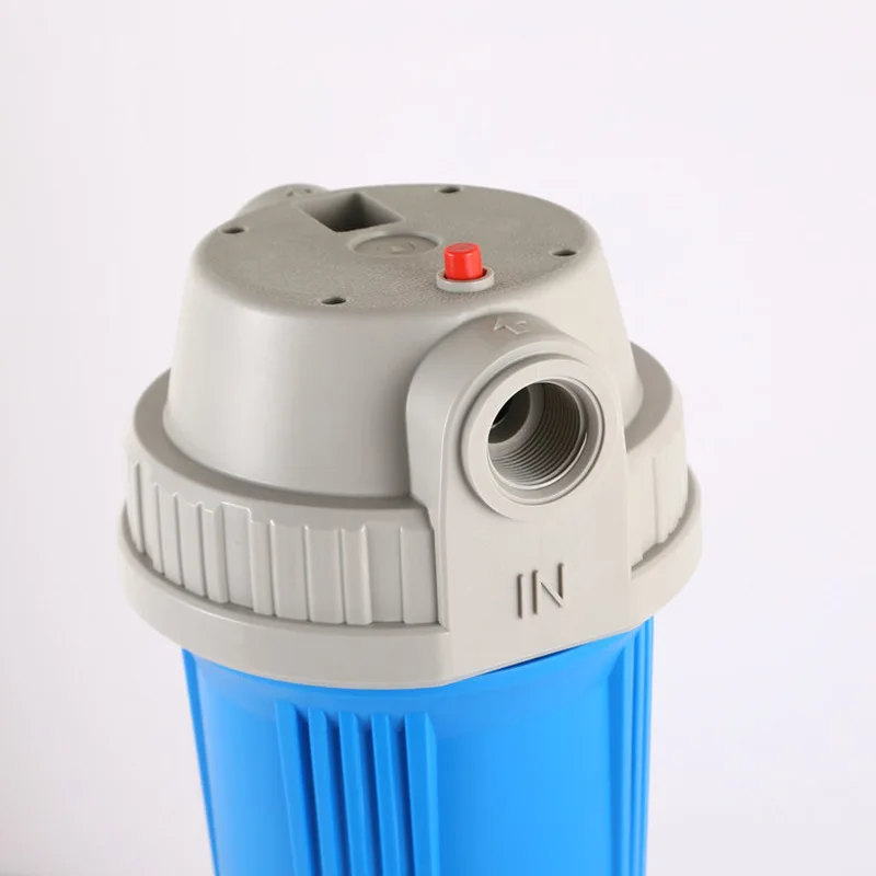 1set 20inch Blue Filter Bottle Large Flow Whole House Central Pipeline Water Purification Pre-filter Food Grade PP Material