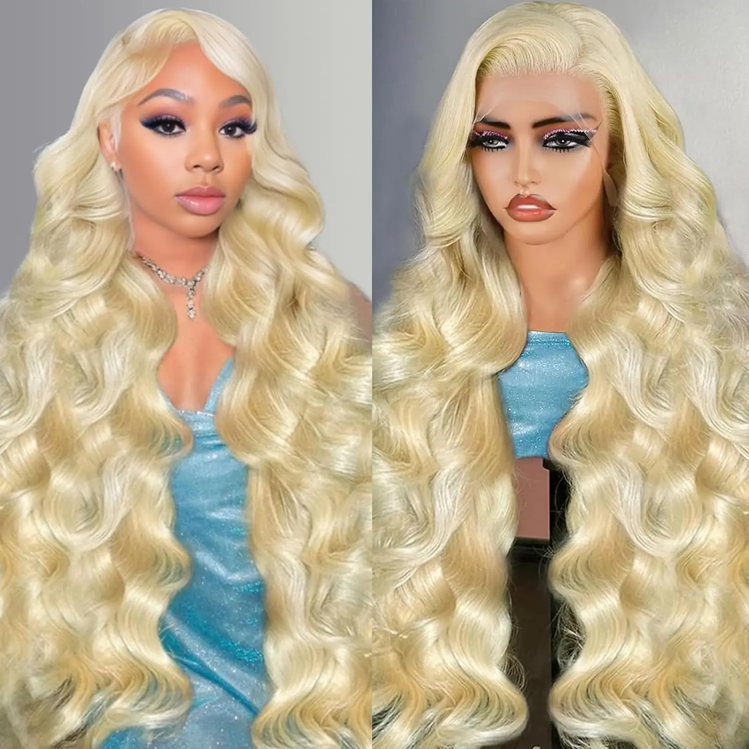 613 Lace Front Wig Human Hair 200 Density 13x6 HD Lace Front Wigs Human Hair Body Wave Blonde Wig Human Hair For Women 20 Inch