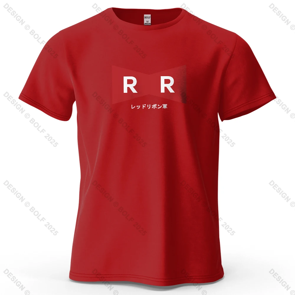 Red Ribbon Army Oversized Unisex Anime Graphic T-Shirt - 100% Cotton Casual Streetwear