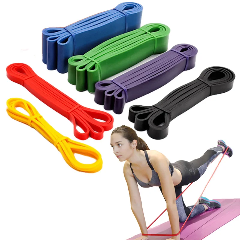 Resistance Elastic Band Latex Exercise Bands Pull Up Assist Bands Fitness Gym 