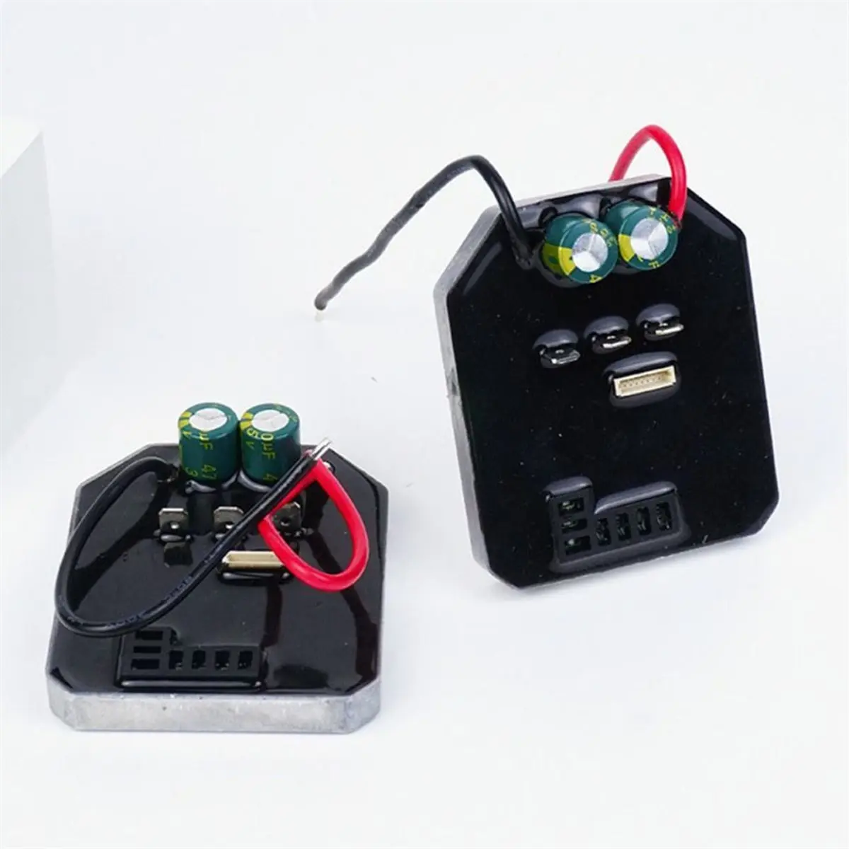 시간 절약 2Pcs 21V/50A 브러시리스 리튬 드릴 컨트롤러 알루미늄 쉘 듀얼 커패시터 전기 드릴 보드 고출력 제어