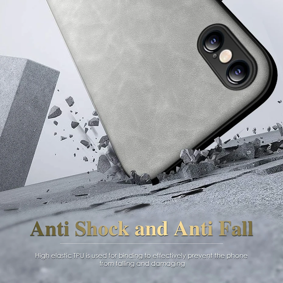 Premium Luxury Genuine Leather Magnetic Phone Case - Soft Shell Design