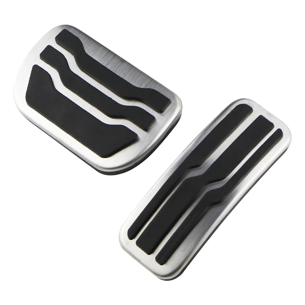 Ford Fusion Mondeo-for Lincoln MKZ 2015-Pedals Stainless Steel Car Brake Gas Pedal Cover No Drill Pads Parts car pedals,stainless steel pedal cover