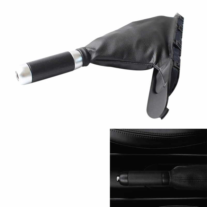 Car Console Handbrake Handle Panel With Handbrake Boot For MINI Cooper F55 F56 F57 Countryman Armrest Box Cover