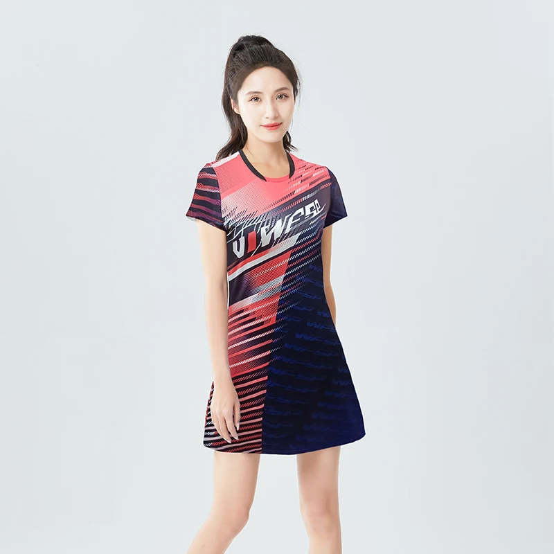 New Women Girls Sports Dress Inner shorts Ladies Tennis Dresses With Shorts Badminton Volleyball Clothes Gym Running Sportswear