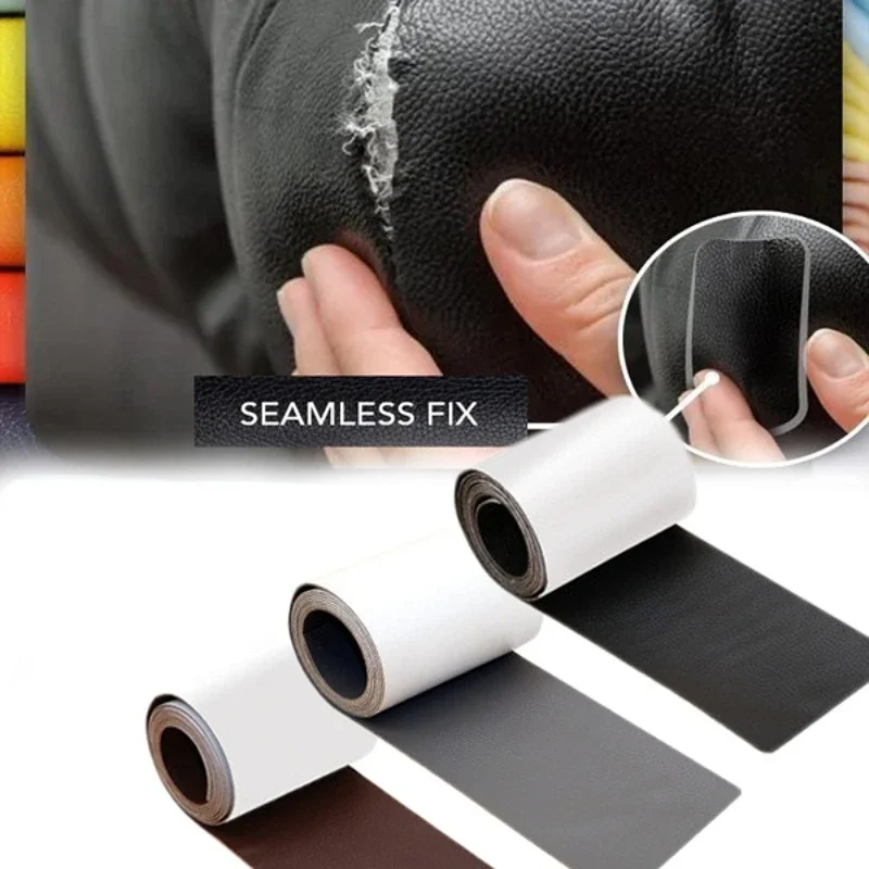 

7.6x152cm Self-Adhesive Leather Repair Sticker for Car Seat Sofa Home Leather Repair Refurbishing Patch Leather Accessories