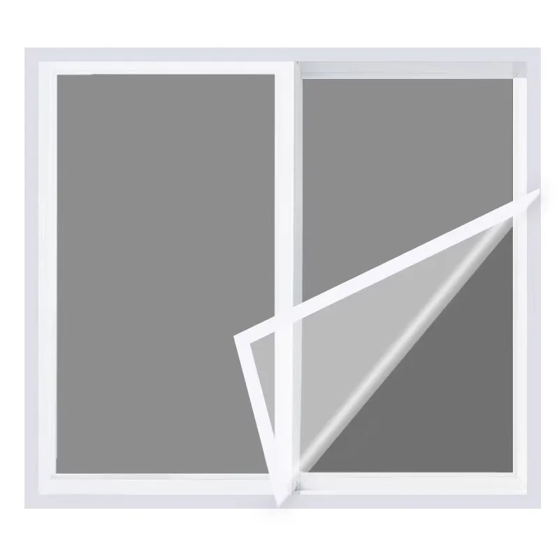 EVA Window Thermal Film - Transparent & Weatherproof, Windproof & Dustproof, Easy Hook & Loop Attachment for All Seasons