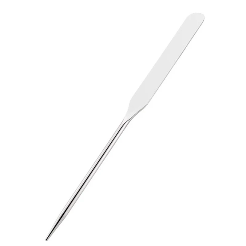 스테인레스 스틸 혼합 주걱 도구, 듀얼 헤드 메이크업 토너 주걱 스틱, 1pc