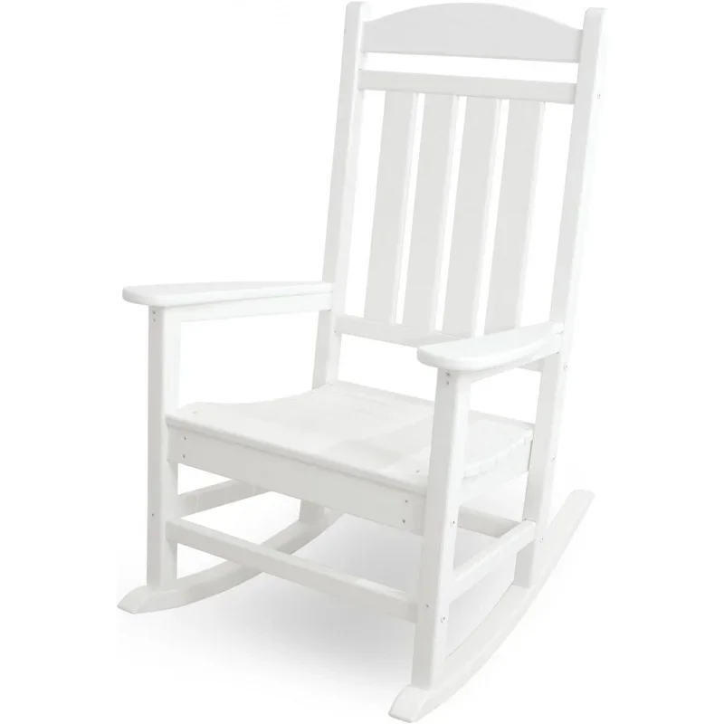 POLYWOOD R100WH Presidential Rocking Chair, White