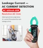 268B Digital Clamp Meter 60A 1000V AC DC Current Clamp True RMS Clamp Amperemeter Voltmeter Diode Temperature Capacitance Tester 4