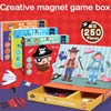 Mideer Wooden Magnetic traffic geometric Activities Dressing Puzzles Game Set Fun Reusable Stickers Kids Educational Toys 2