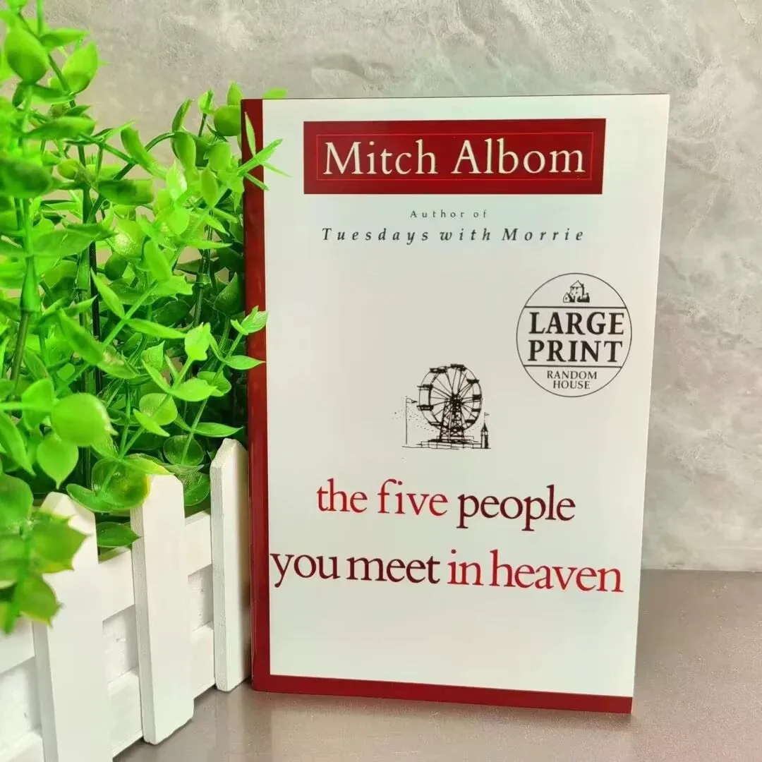 Cennette Tanıştım Beş Kişi Mitch Albom İngilizce Orijinal Roman Okuma Kitabı