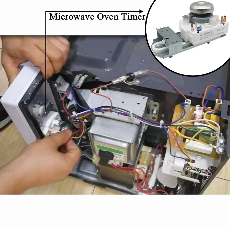 TM30MU01E 220V Timer Fire Adjustment Switch for Galanz Microwave Oven Without Barbecue Household Appliance Accessories Parts