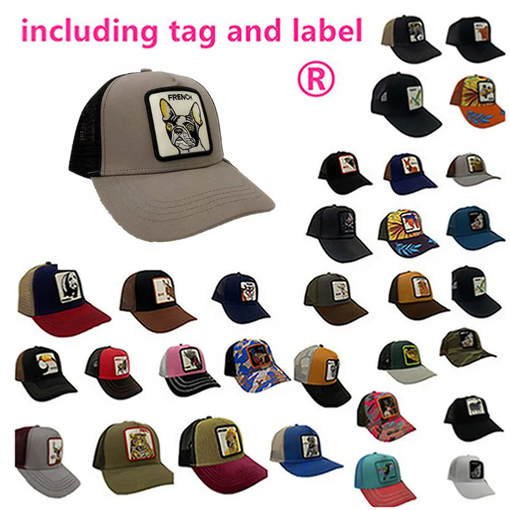 

2023 Goorin Bros OEM Baseball Cap Animal Embroidery Anime Cute Embroidery Summer Mesh Men's Ms.A40