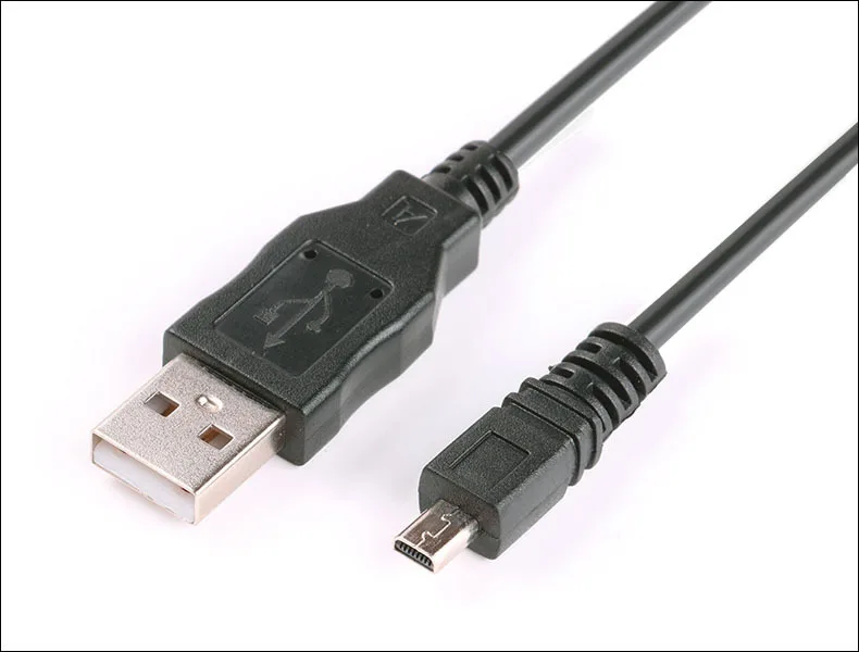 UC-E6 디지털 카메라 USB 데이터 케이블 미니 8핀 데이터 케이블 1.5M 니콘 쿨픽스 후지 파나소닉 올림푸스 용