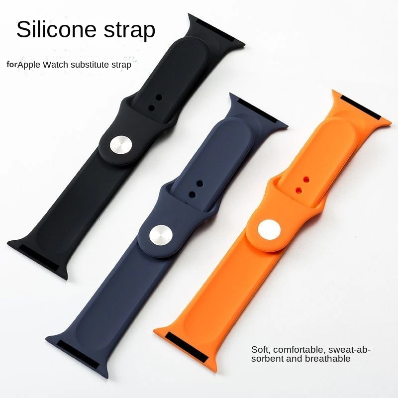 

Подходит для Apple Watch, силиконовый ремешок для Iwatch 12345678 Sport, новый дизайн