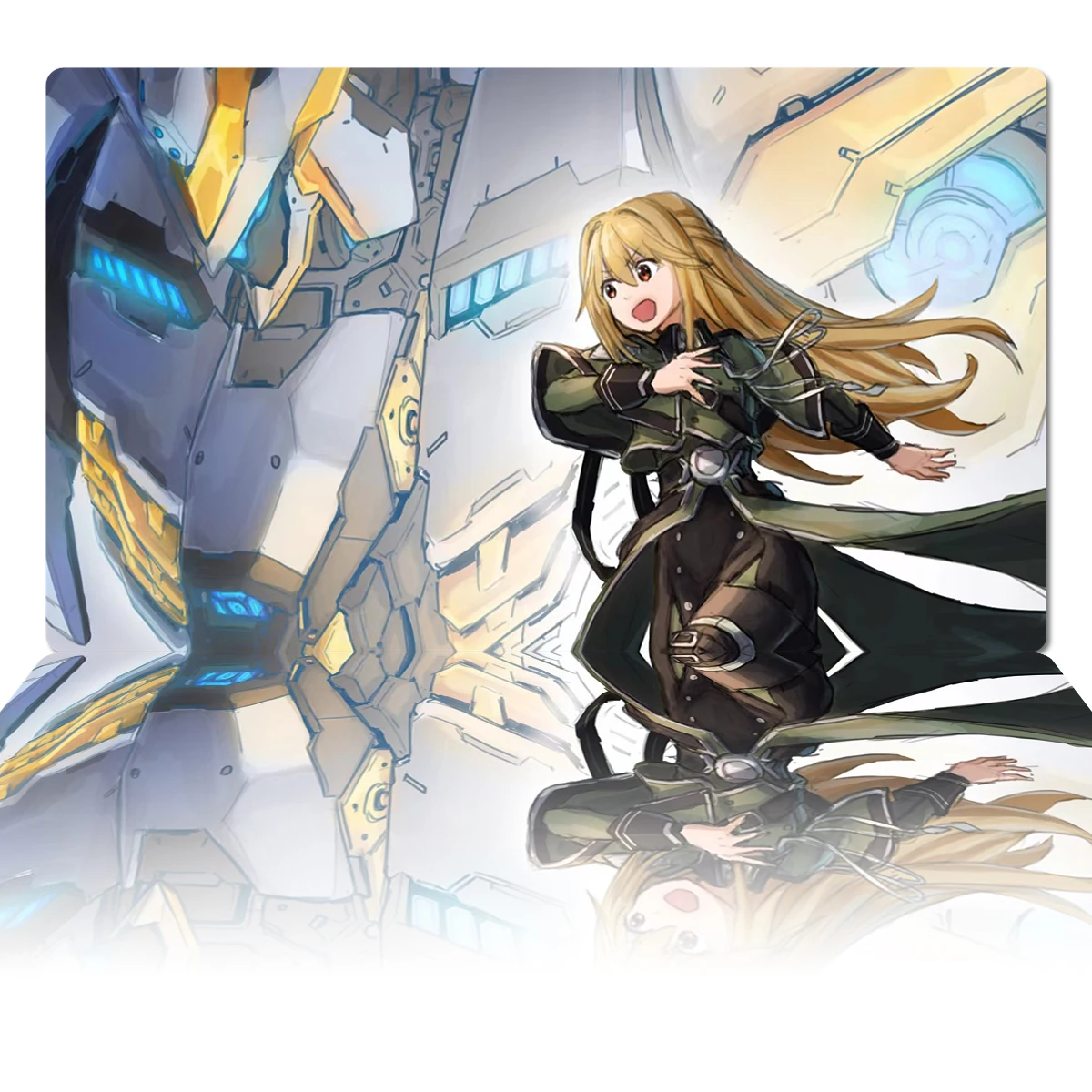 Yugioh Exosister Elis Playmat Aazeussky Thunder Tcg Ccg Board Game