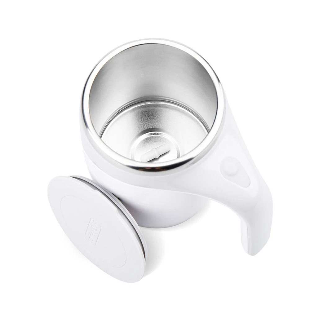 Automatic Stirring Magnetic Mug Creative Stainless Steel Electric Smart Mixer Coffee Milk Mixing Cup Water Bottle Mark Cup shaking cup electric stirring cup self stirring shaker cup