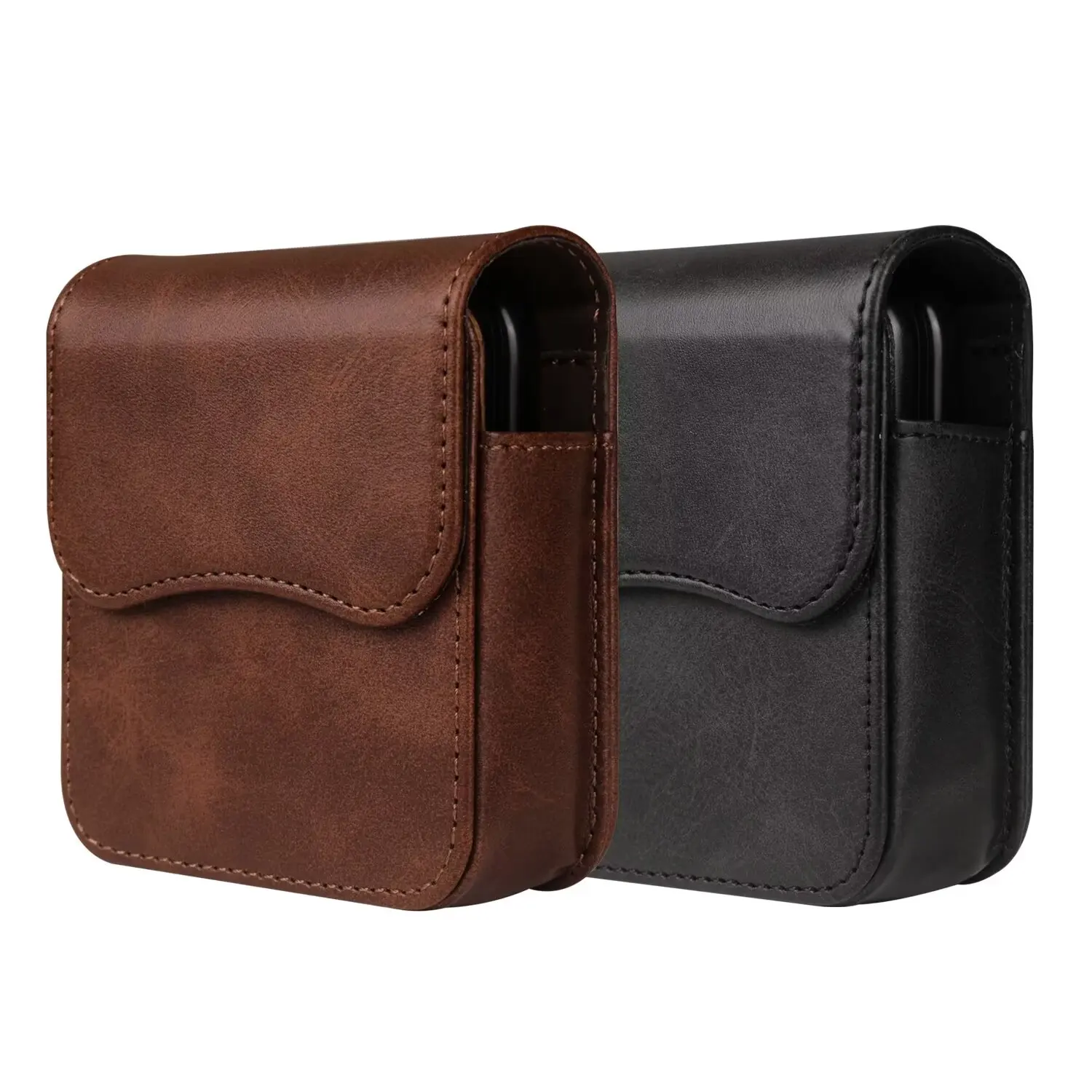 Per Moto Razr 40 Ultra /Motorola Razr 5G 2020/Moto Razr 2022 Clip Da Cintura Ferma Custodia In Pelle Per Telefono Copertura Di Protezione Completa