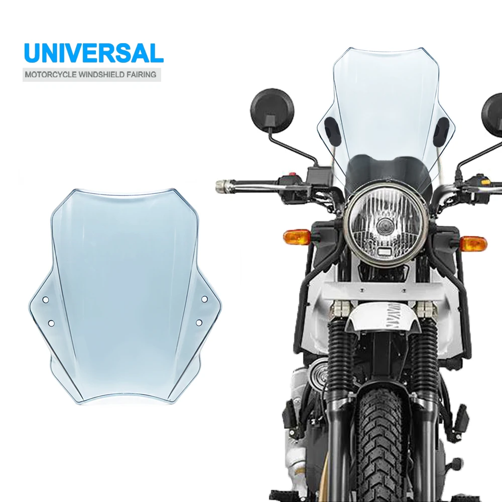 

For Himalayan 400 2021 2022 Universal Motorcycle Windscreen Windshield Covers Deflector