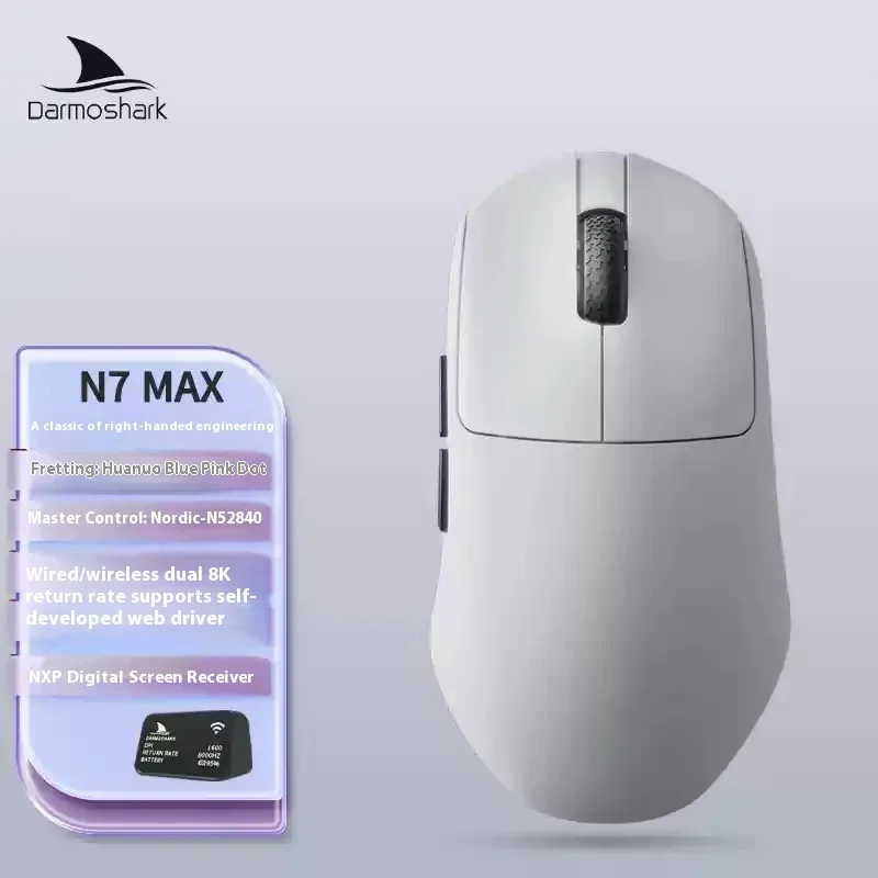 マウス・トラックボール Darmoshark N7 MAX Darmoshark N7 MAX PAW3950 Wireless 8Khz Mouse – mechkeysshop