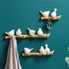 Wall Decorations Home Accessories Living Room Hanger Resin Bird hanger key kitchen Coat Clothes Towel Hooks Hat Handbag Holder 3