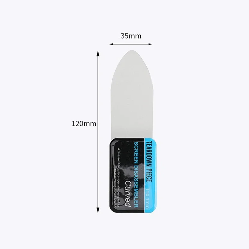 Steel Metal Mobile Phone Curved Lcd Screen Spudger Opening Pry Card Tools Ultra Thin Flexible Mobile Phone Disassemble Tool