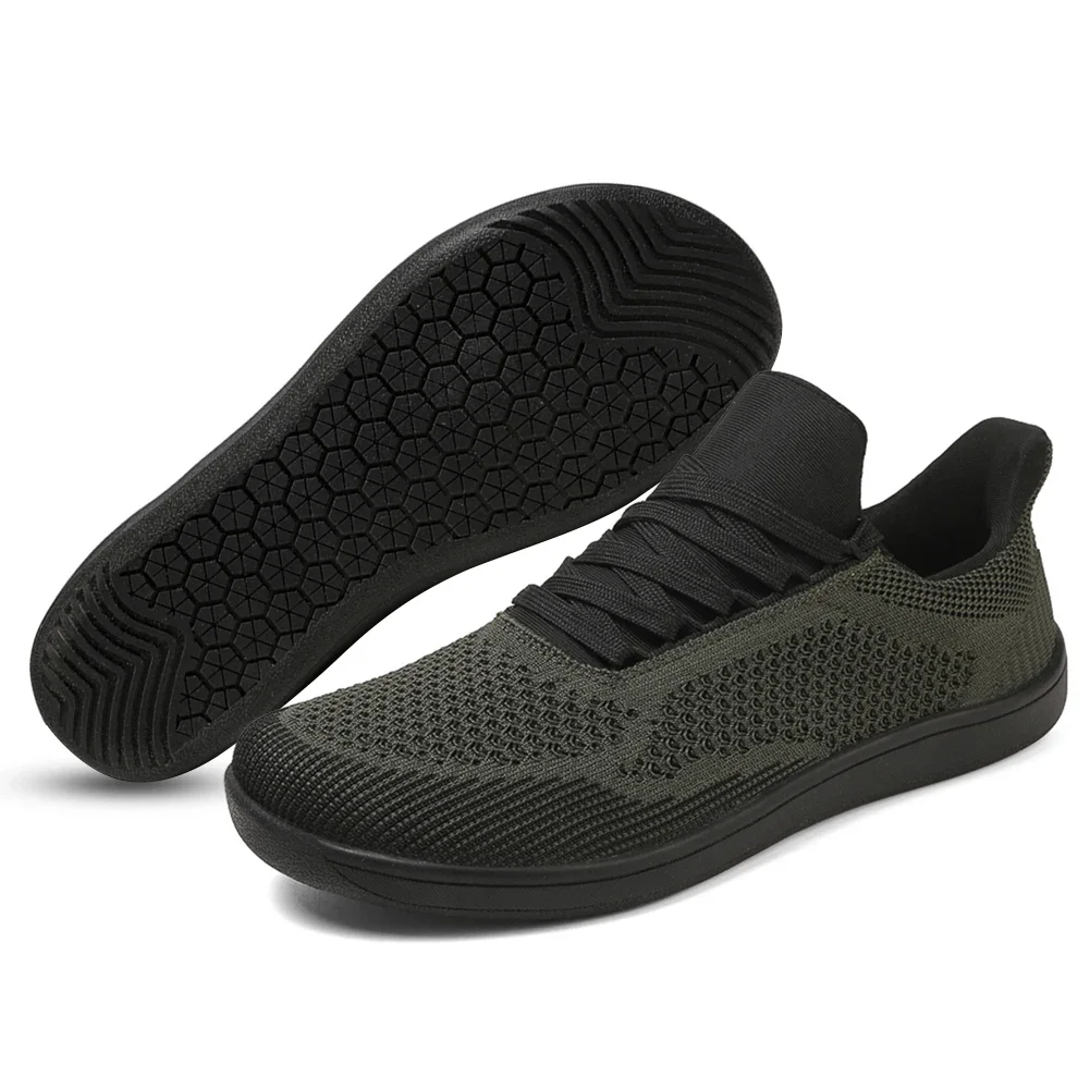 Breathable Minimalist Barefoot Cross Trainer Sneakers - Lightweight Trekking & Walking Shoes