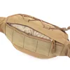 Tactical Fanny Pack Waist Bag Hip Belt Bumbag Utility Bags for Outdoor Hiking Climbing Fishing with U.S Patch 4