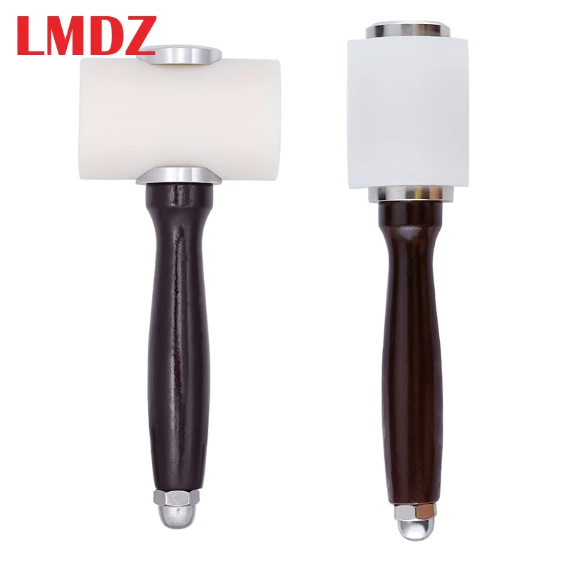 Leather Craft Hammer Professional Leather Carve Nylon Mallet Wood Handle For Leathercraft Punch Printing Percussion DIY Tool
