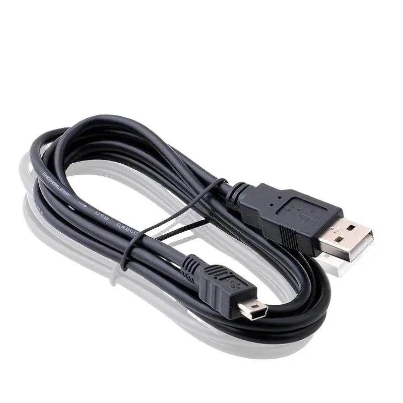 0.3m/0.5m/1m/1.5m 사다리꼴 커넥터 데이터 케이블 - USB 2.0 T형 커넥터 미니 5핀 MP3/MP4 데이터 케이블