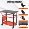 Steel Welding Table,1200 Lb Portable Welding Fixture Table for Shop,Rolling Welding Table with 5/8" Holes for Shop Garage 4