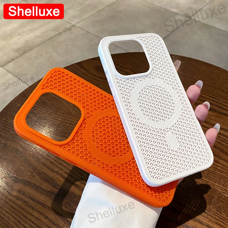 Magnetic Cooling Breathable Mesh Hard Case, Shelluxe Design