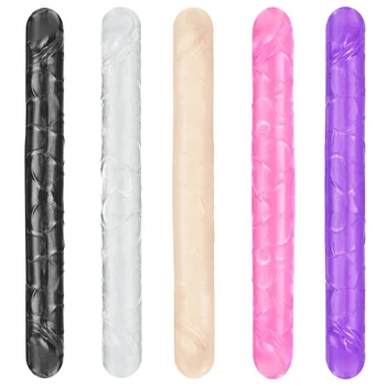 Big Double Head Dildo Long Jelly Realistic Dildo Double Ended Dildo Flexible Penis for Women Masturbator Sex Toys for Lesbian 1