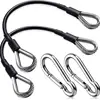 1/2pcs 25cm Heavy Duty Gym Resistance Band Gym Sport Workout Cable Extension With High Load Capacity 6