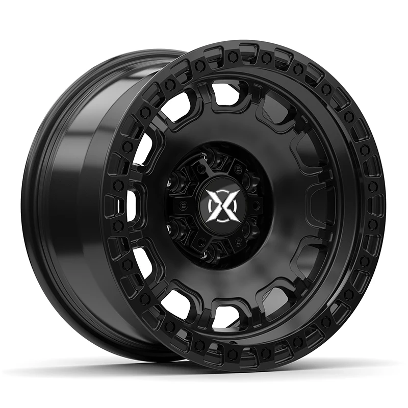 

Black Offroad Wheels 17" Inch Beadlock Rim Aluminum Car Modification 6 Holes or Customized 7 4 Pieces for Rhino Suzuki