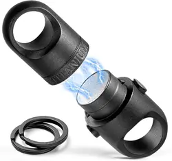Titanium Magnetic Quick Release Key Holder with Secure Locking System - 2 pcs (Black)