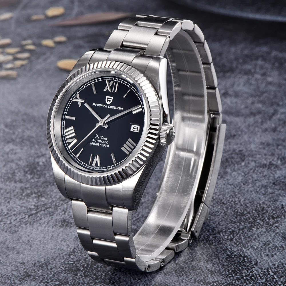 PAGANI DESIGN Mens Watches Top Luxury Mechanical Automatic Watch For Men NH35 Sapphire Mirror Stainless Steel Reloj Hombre 2023