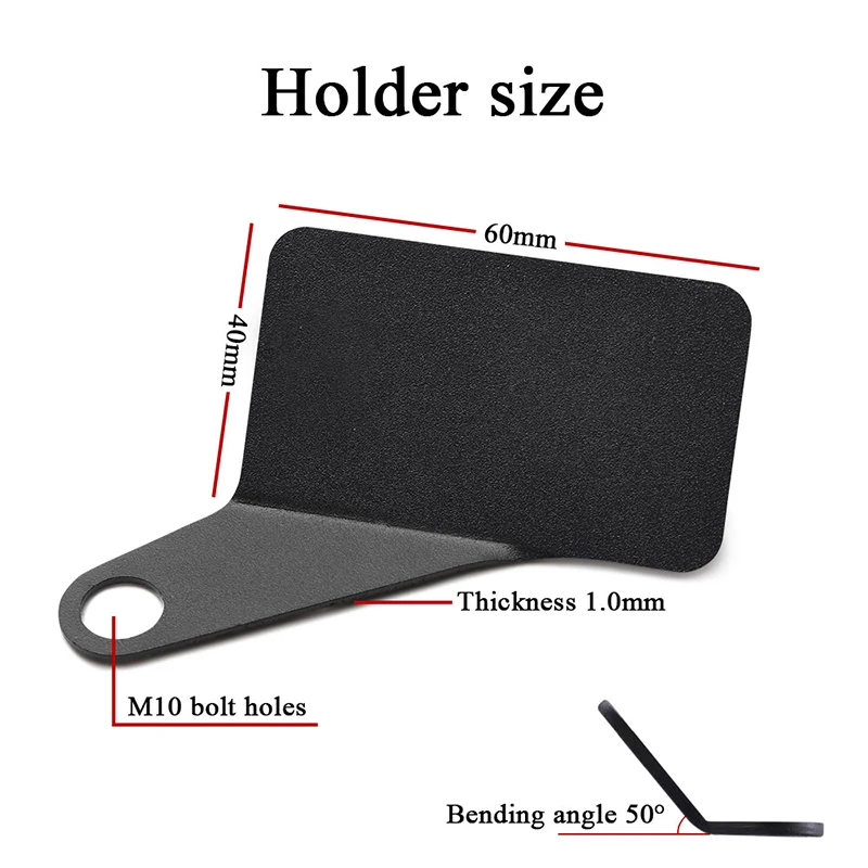 מונה RPM מיני לאופנוע דיגיטלי עם תצוגת LCD מרובעת מונה שעות מנוע טכומטר עבור BMW YAMAHA KAWASAKI Racing