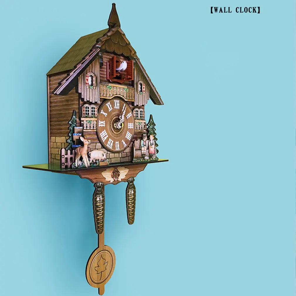 

Настенные часы в скандинавском стиле, деревянные креативные настенные часы в стиле ретро, для гостиной, домашний декор