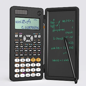 Calculadora científica com LCD Notepad, 417 funções,