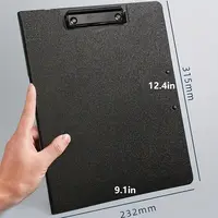 1PC A4 File Folders, Documents Organizer, Clipboard with Cover, A4 Paper Folder for Business & School, Stationery & Office Suppl 4