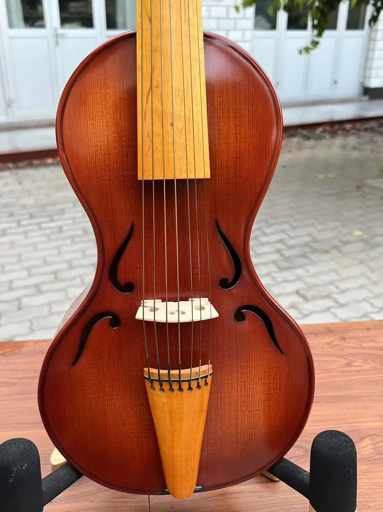 Baroque style SONG Maestro 7 string 15" viola da gamba powerful sound #14339