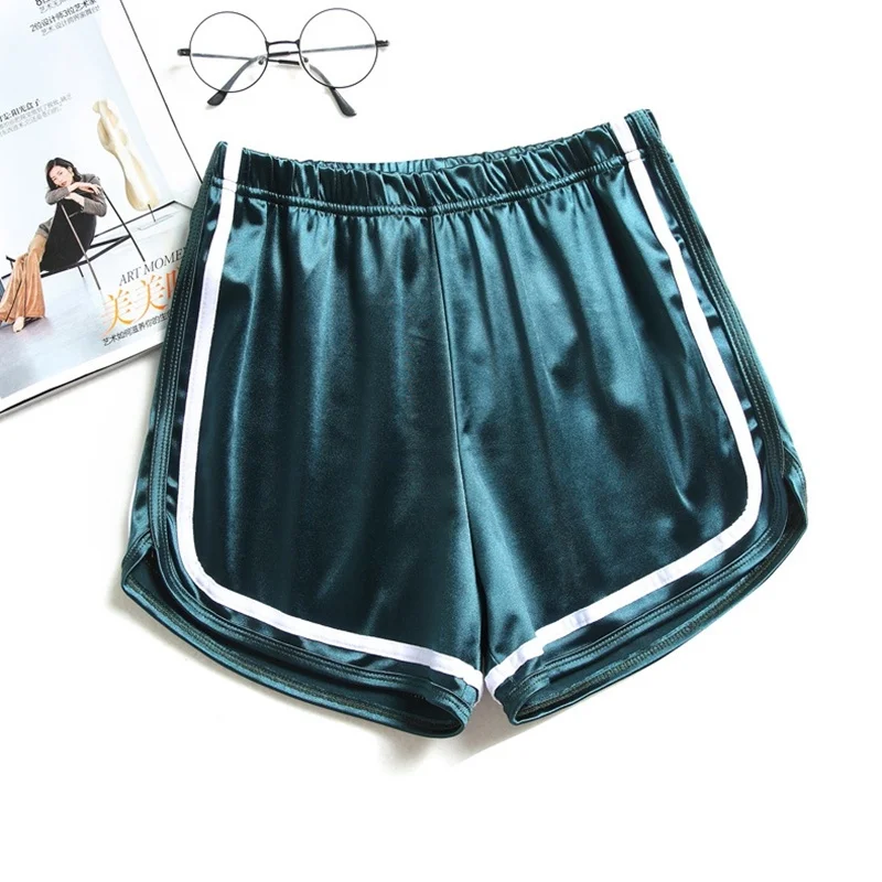 Summer Women Sleep Shorts Pajamas For Women Pajama Pants Y2k Shorts Pantalones Mujer Verano 2022 Pj Pants Satin Bottoms Pyjama_ecoleips.com