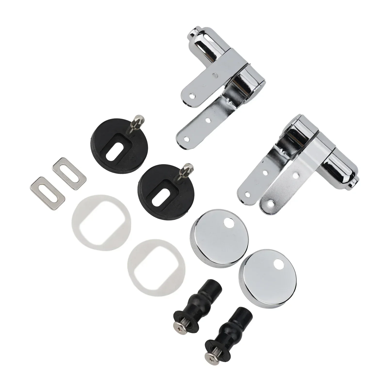 Stainless Steel Toilet Seat Hinge Toilet Cover Mounting Connector Quick Release Lid Hinge Mounting Fittings Replacement